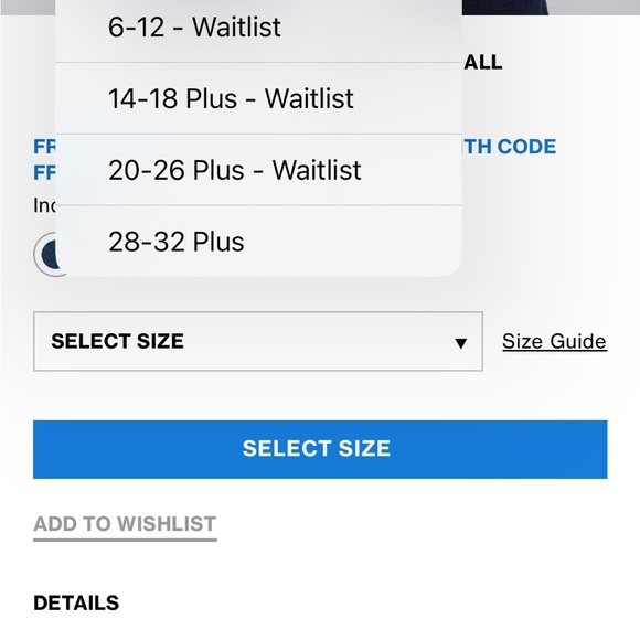 GOOD AMERICAN ALWAYS FITS GOOD CLASSIC BOOTCUT JEANS | INDIGO446 - / 6-12 × - Picture 5 of 7